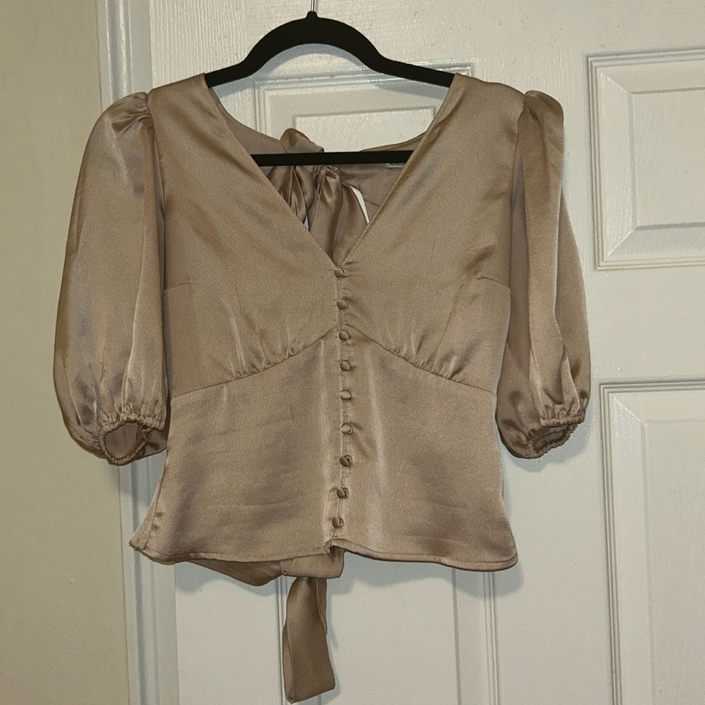Abercrombie & Fitch Silk Blouse - image 1